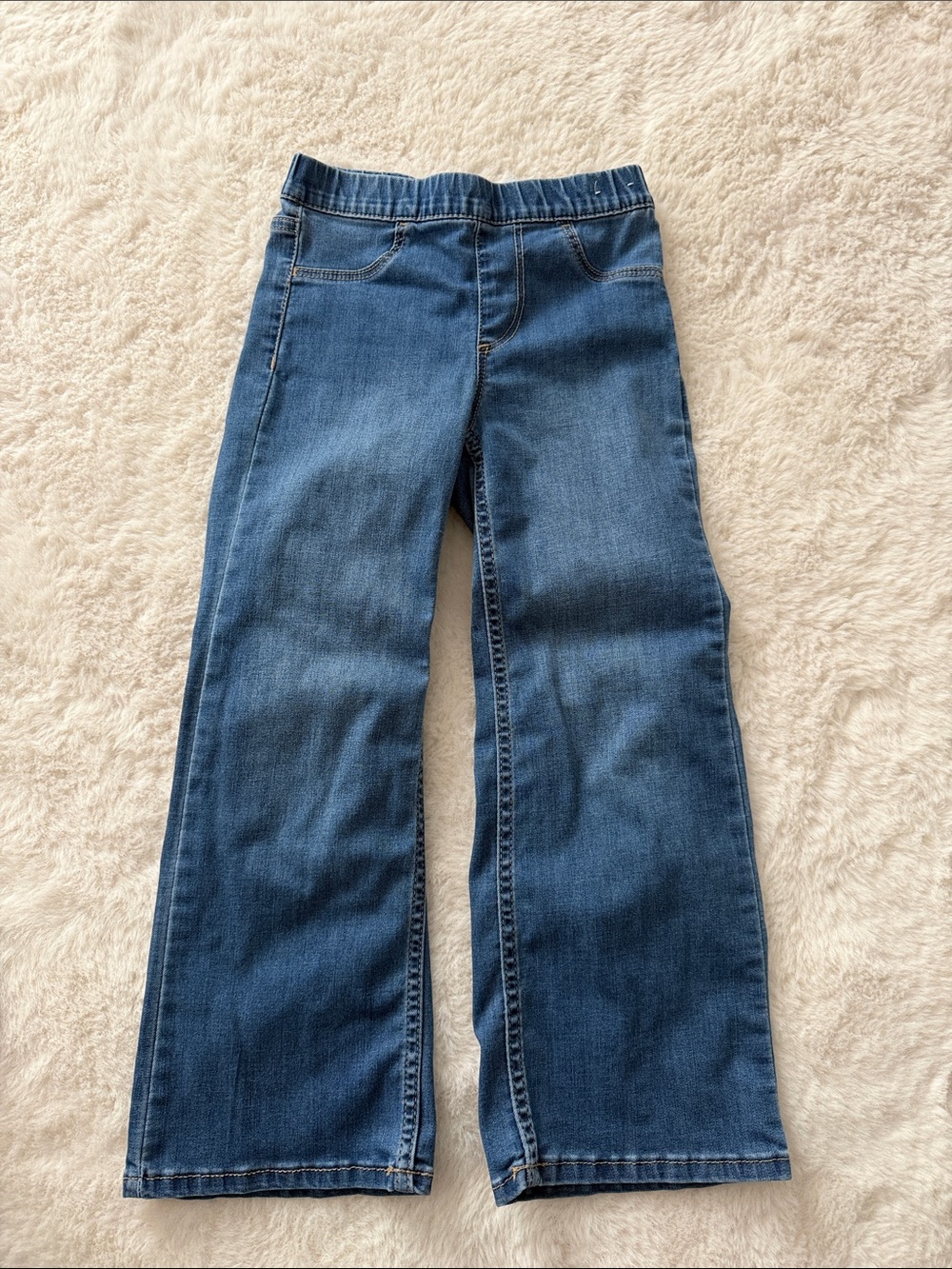 H&M Girls Blue Wide-Leg Jeans